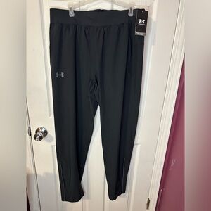 Men’s Under Armour Outrun The Storm Pants Black Size XL NWT